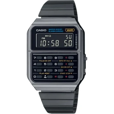 Afbeelding van Casio CA 500WEGG 1BEF Retro Horloge Calculator 43 x 34 mm