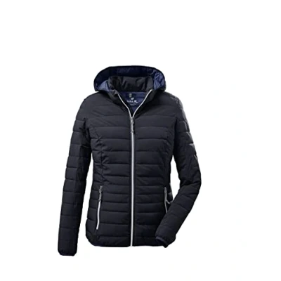 Afbeelding van G.I.G.A. DX dames Gewatteerd jack/casual functioneel jack in donslook met afritsbare capuchon Uyaka, dark navy, 38, 28041 000