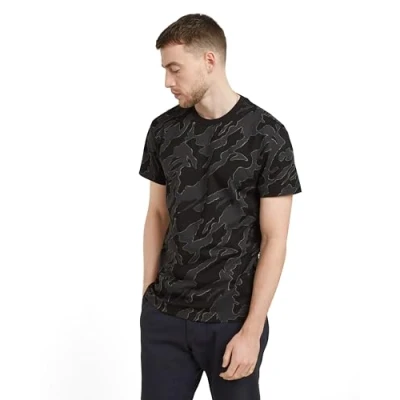 Afbeelding van G STAR island camo Tshirt print, Heren, Maat: XL, Cloack
