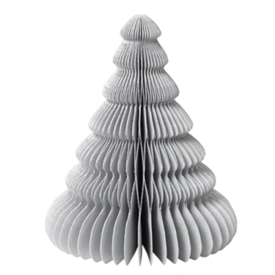 Afbeelding van Broste Copenhagen papieren kerstboom zilver