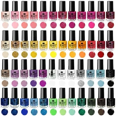 Afbeelding van Envie de Color Nagellakset Complete Collectie van Helder, Parel, Pastel en Klassieke Kleuren in een Designer Doos (Set #A+B Art)