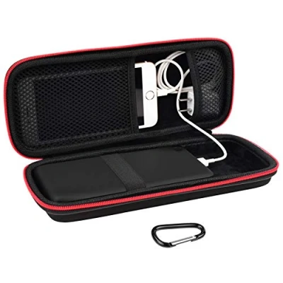 Afbeelding van Harde hoes van EVA voor Anker PowerCore 26800 mAh/20100 mAh/20000 mAh/EasyAcc Powerbank 20.000 mAh/Charmast mAh externe accu, USB kabel, hoofdtelefoon, SKYNEW Powerbank, beschermhoes, Zwart, 25