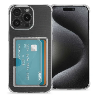 Afbeelding van Apple iPhone 15 Pro Max Hoesje Siliconen en TPU (zacht) iMoshion Softcase/Backcover Transparant Telefoonhoesje