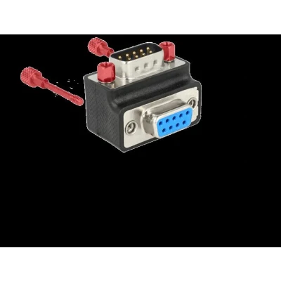 Afbeelding van Delock Adapter Sub D 9 Pin mannelijk &gt; vrouwelijk 270 haakse Moer en