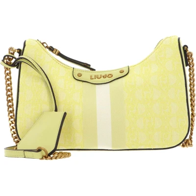 Afbeelding van LIU JO Schoudertas Adonide Hobo Bag Endive Lichtgeel