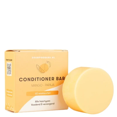 Afbeelding van Conditioner Bar Mango Papaja 45 gram Voor droog en krullend haar