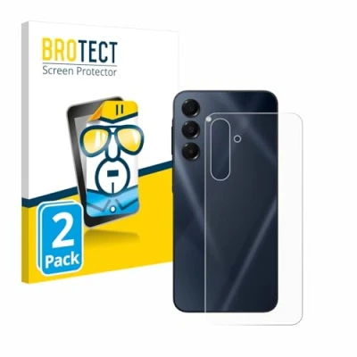 Afbeelding van BROTECT Screenprotector voor Samsung Galaxy A16 5G (Achterkant) Folie Beschermfolie transparant (2 Stuks)