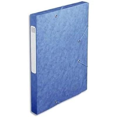 Afbeelding van Exacompta elastobox Cartobox rug van 2,5 cm, blauw, 5/10e kwaliteit