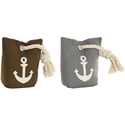 Afbeelding van Deurhouder DKD Home Decor Zand 13 x 9 20 cm (2 Stuks)