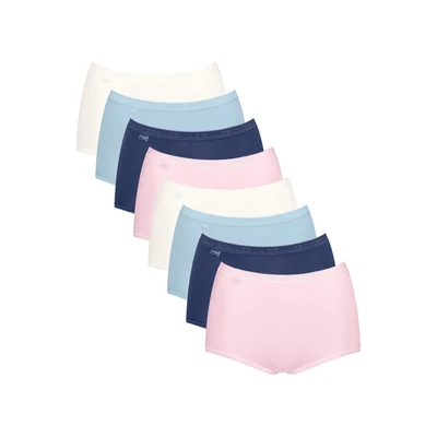 Afbeelding van SLOGGI Slip lichtblauw / donkerblauw pink wit