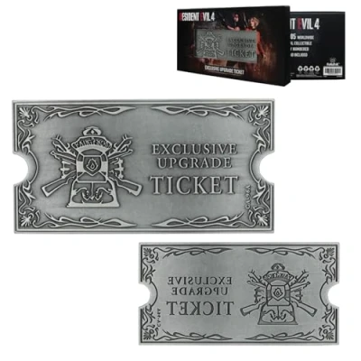 Afbeelding van Fanattik Resident Evil 4 Replica 1/1 Metaal Exclusief Upgrade Ticket