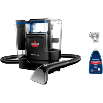 Afbeelding van BISSELL SpotClean C5 Tapijtreiniger Krachtig en Draagbaar Sprayt, Schrobt Zuigt 3 in 1 Vlekkenreiniger Met Snoer 1,7 M Slang Voor Bekleding, Trappen Auto Interieurs 3861N