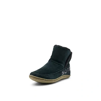 Afbeelding van Sorel Nakiska Bootie Slippers dames,Zwart Zwart X Salie,43 EU