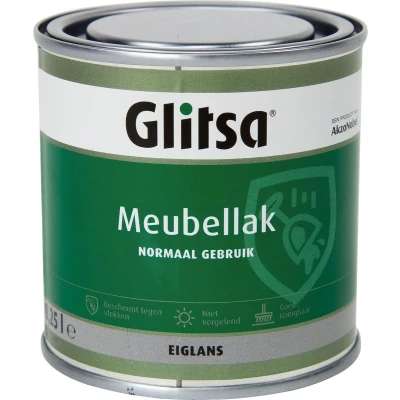 Afbeelding van Glitsa Meubellak 0,25l Blanke lak &amp; Beits