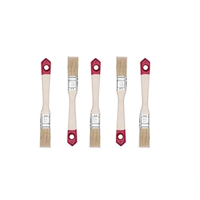 Afbeelding van Hardy Working Tools A0200 330615 platte borstelset, 6 delig, 20 mm breed, schilderpenselenset met houten handvat, lakkwasten serie *33*, stuks, borstelset