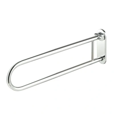 Afbeelding van Geesa comfort en safety collection opklapbare toiletbeugel chroom 915804 02