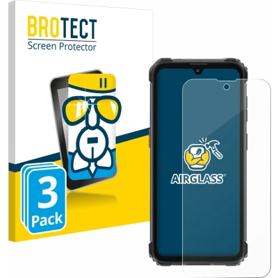 Afbeelding van BROTECT Screenprotector voor Blackview BV5300 Pro (2023) Folie Beschermfolie Beschermglas transparant (3 Stuks)