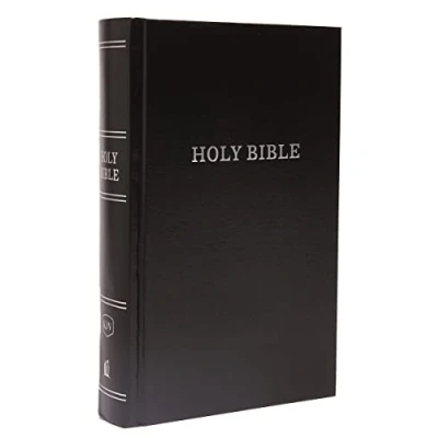 Afbeelding van KJV, Pew Bible, Large Print, Hardcover, Black, Red Letter, Comfort Print: Holy King James Version