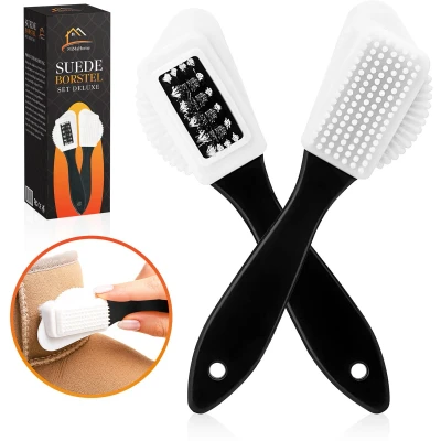Afbeelding van MiMaHome Multifunctionele Reinigingsborstel Suède Schoen verzorging 4 Standen Borstel kleur Renovatie Nubuck Reiniger Gespecialiseerde