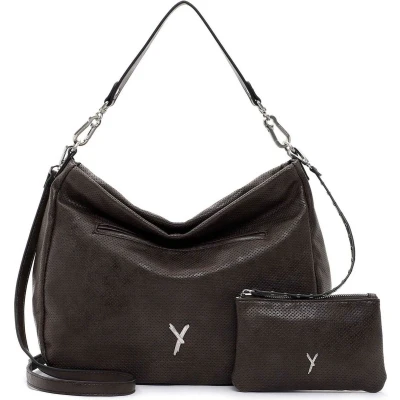Afbeelding van SURI FREY Schoudertas Handtas Laley Hobo Bag Brown Donkerbruin