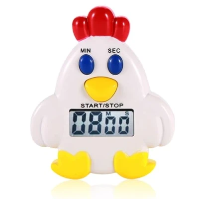 Afbeelding van Digitale Countdown Timer, Keuken Timer Stopwatch met Groot LCD Display voor Koken Huiswerk Barbecue Gym