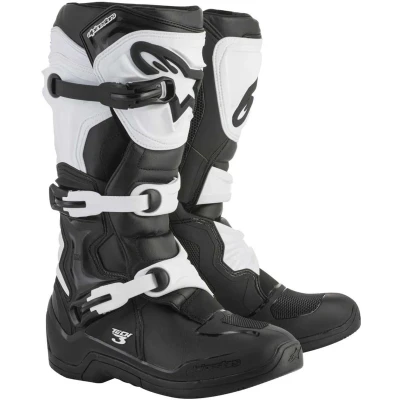 Afbeelding van Alpinestars 2024 Tech 3 Crosslaarzen Zwart / Wit maat 40.5