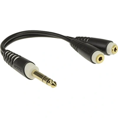 Afbeelding van Klotz AYB 2 Y adapter 1x jack 6.35 mm 2x female 3.5 0.2 m