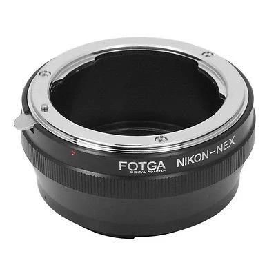 Afbeelding van Fotga E Mount Adapter Converter Ring voor Nikon F AI Lens Sony Mirrorless Camera NEX 3 5C 6 A7 A7S A7RII III A9 A6000 A6300 A6500