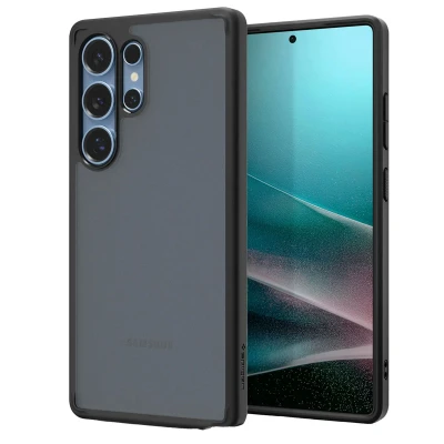 Afbeelding van Spigen Hoesje Geschikt voor Samsung Galaxy S25 Ultra Hybrid Backcover zwart