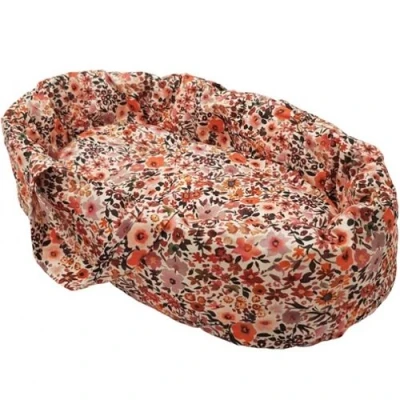Afbeelding van Hollie Poppenspeelgoed Poppenreiswieg Retro Flowers