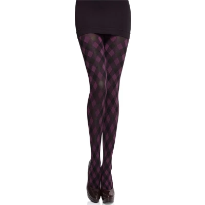 Afbeelding van Merry Style MS GB 317 Dames Panty 60 DEN Gedessineerd 3D technologie Polyamide Violet XL