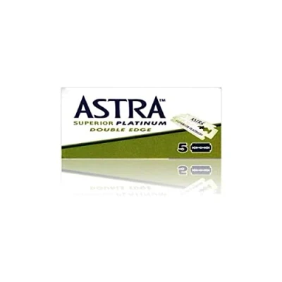 Afbeelding van Astra Superieure Platinum Double Edge scheermesjes, 1 stuk (5 bladen)