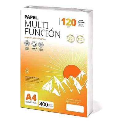 Afbeelding van Folios Ofituria A4, 120 g, 400 vellen, multifunctioneel papier voor printer, laserprinter en injectieprinter, kopieerapparaat, kantoor, schoolbenodigdheden, papierpakket (120 h)