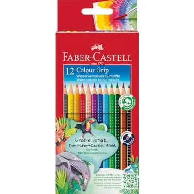 Afbeelding van Faber Castell 112412 Kleurpotlodenset Colour Grip, doos à 12 stuks