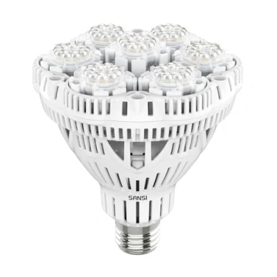 Afbeelding van SANSI 36W LED plantlamp Volledig spectrum E27 voor kamerplanten Groeilicht met hoge PPFD Kweeklampen broeikas Tuin Bloemen Groenten Hydrocultuur Grootte Ø11.5 * 13.3cm