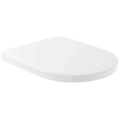 Afbeelding van Villeroy en boch subway 2 0 closetzitting comfort met automatische sluitfunctie softclosing afneembare zitting quickrelease wit alpin 8m34s101