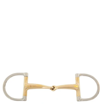 Afbeelding van BR Enkel Gebroken D trens Soft Contact 16 mm Ø 65 X 50 13,5 Zilver/goud Geel
