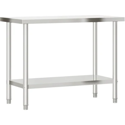 Afbeelding van Keukenwerktafel 110x55x85 cm roestvrij staal