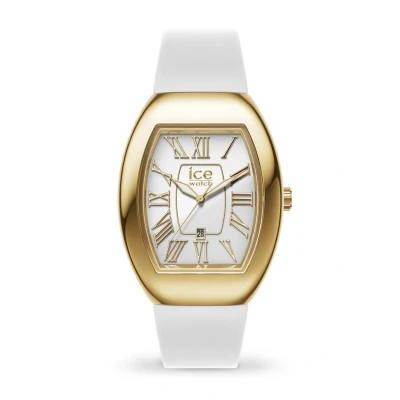 Afbeelding van ICE Watch boliday Dome Metal White gold 024049 Horloge Siliconen Wit Ø 40 mm