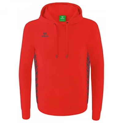 Afbeelding van Essential Team sweatshirt met capuchon rood/slate grey / 128