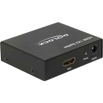 Afbeelding van Delock HDMI Splitter 1 x in &gt; 2 uit 4K