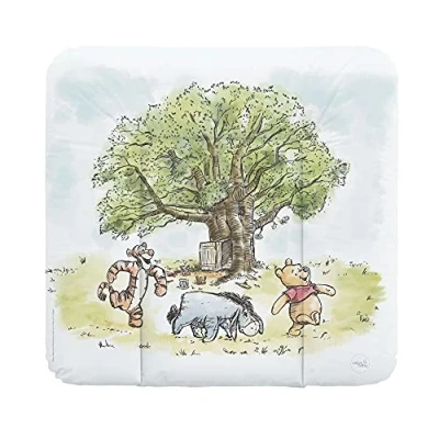 Afbeelding van Ceba Baby Winnie the Poeh Aankleedkussen, zachte aankleedmat voor het verschonen van luiers, met Disney motieven, robuust pvc, afwasbaar, 75 x 72 cm