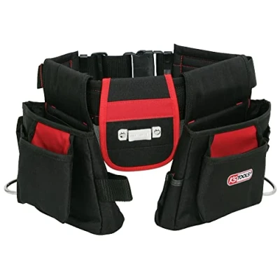 Afbeelding van KS Tools Gereedschapsriem professioneel zwart en rood
