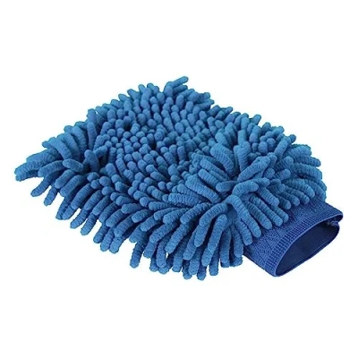 Afbeelding van Kerbl Poetshandschoen microvezel royal blauw 20x15cm