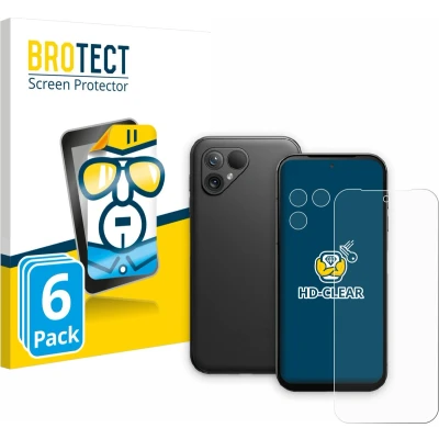 Afbeelding van BROTECT (6 Stuks) Schermbeschermer voor Fairphone 5 (Voor+Camera) Screen Protector Transparant
