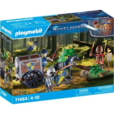 Afbeelding van Playmobil Novelmore Overval op transportwagens 71484