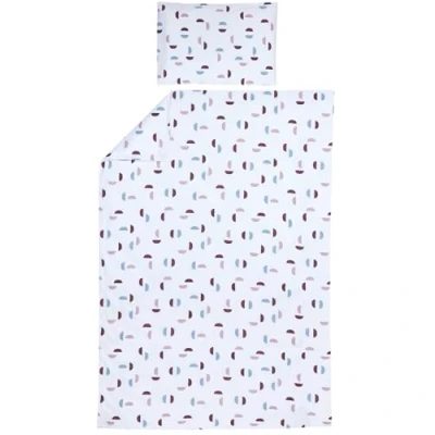Afbeelding van Meyco Shapes/Uni dekbedovertrek + kussensloop 140x200/220 cm Lilac