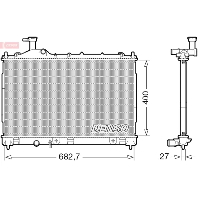 Afbeelding van Denso Radiateur DRM45042