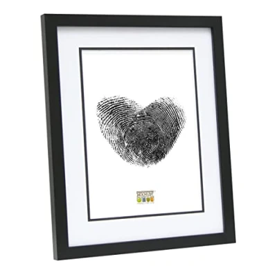 Afbeelding van Deknudt Frames fotolijst S43AK2 P1 zwart passe partout 10x15 cm