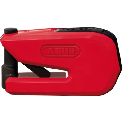 Afbeelding van ABUS remschijfslot GRANIT Detecto One 8078 SmartX 2.0 voor motoren slim motorslot met 100 dB alarm bediening via app veiligheidsniveau 18 rood